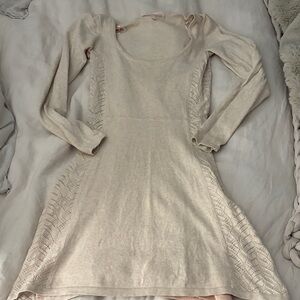 Victoria’s Secret knit sweater dress with detachable cotton slip